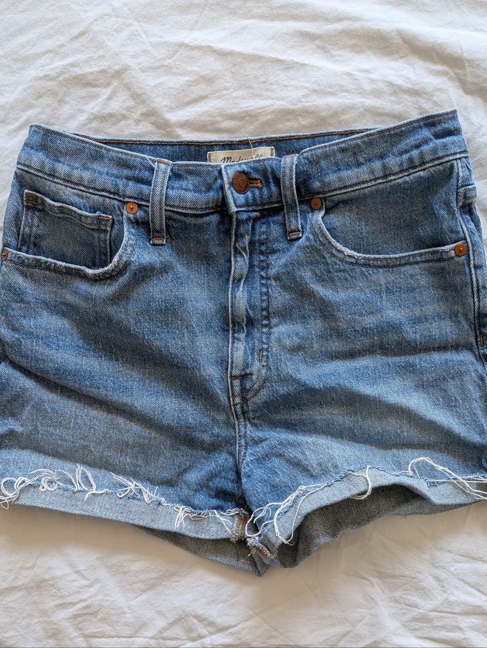 Madewell High Rise Denim Shorts